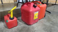 3 FUEL CANS