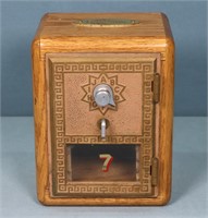Vintage PO Box Coin Bank