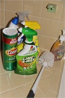 Lot Of Bathroom Chemicals