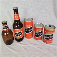 3 Carling Black Label Beer Cans 2 Bottles