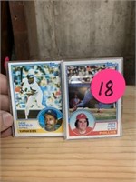 1983 TOPPS CARDS - PETE ROSE / DAVE WINFIELD