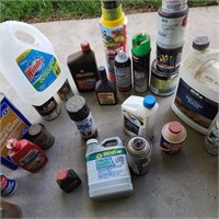 Garage Shelf Cleanoff, Mineral Spirits, Oil,