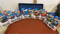 9 New Miscellaneous lot of Hot wheels on card