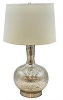 Lamp Round Gold Mercury Glass