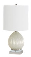 Lamp Frosted Mercury Glass Base $320