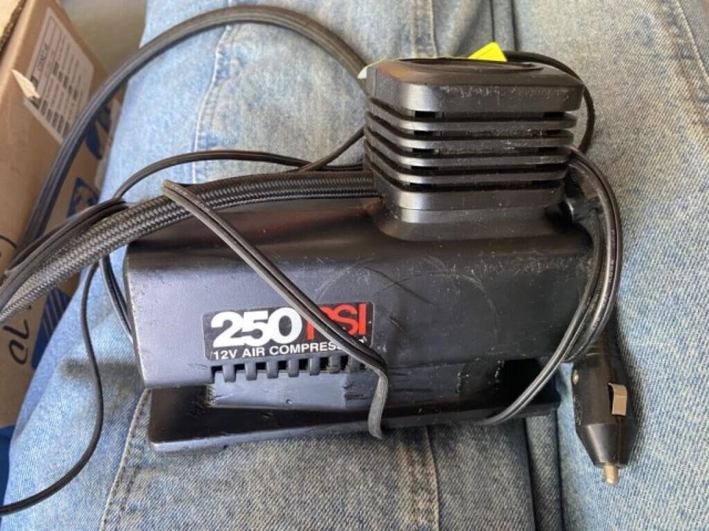 12 volt air compressor (250 psi)