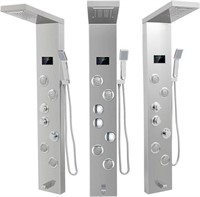 $200-*See Decl* Shower Panel Tower System, Stainle