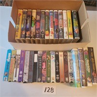 Box Lot of VHS Includes some Black Diamond Disney