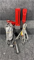 Red Nintendo Wii Console and Accessories WORKS