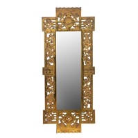 Bradley & Hubbard Aesthetic Movement Brass Mirror