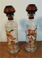 Vintage Cabin Still Duck Whiskey Decanters