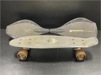 Ripstick & Skateboard