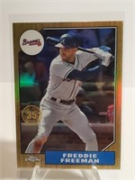 2022 Topps Chrome '87 Topps Freddie Freeman