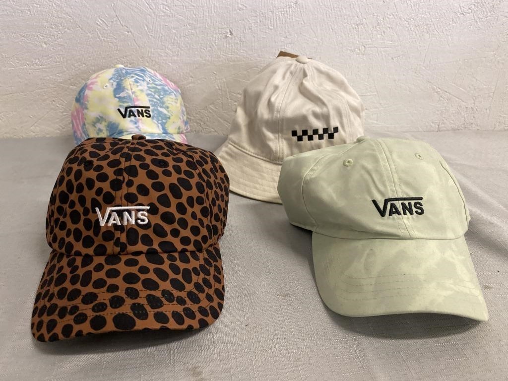 4 NWT Vans Hats