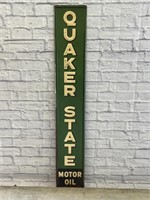 Vintage Original Embossed Quaker State Motor Oil