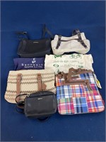 (7) Assorted totes and pocketbooks including