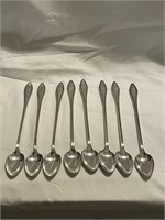 8 Sterling Silver Iced Tea Spoons