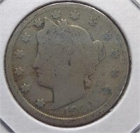1910 Liberty Head V. Nickel