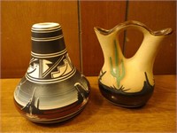 Lot of (2) SW Pottery Vases