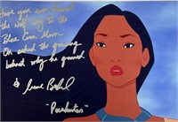 Autograph COA Pocahontas Photo