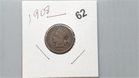 1908 Indian Head Cent rd1062
