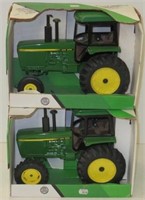 2x- Ertl JD 4255 & 4455 MFWD Tractors, 1/16