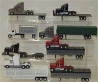 8x- Assorted 1/64 Ertl Cab's & Trailers