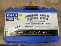 KOBALT TOOL BOX 33 PC ** SOME ITEMS MAY BE