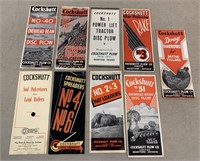 lot of 9 Cockshutt Brochures