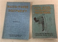 lot of 2 Fitz Water Wheel & Equipment Books