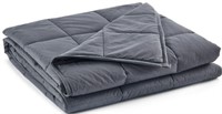 Queen 15Lbs Weighted Blanket- Grey 

New- Open