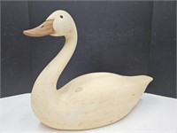 Solid Wood Signed  Duck  21 1/2" L x 14"h