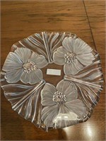 Mikasa Hibiscus Frost Cake Plate