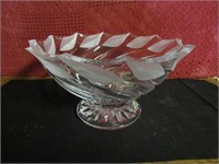 Mikasa Crystal Bowl with Small Chips on Edge