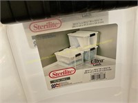 5ct.Sterilite 70qt.Ultra latch  containers(no lid)