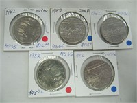 1982 CDN $1 COINS