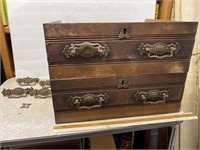 (2) Antique Dresser Drawers & Other Hardware
