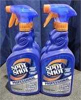 2 lots of 2 ea Spot Shot  Carpet Stain Remover