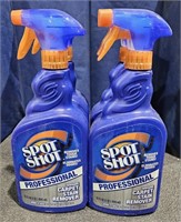 2 lots of 2 ea Spot Shot  Carpet Stain Remover