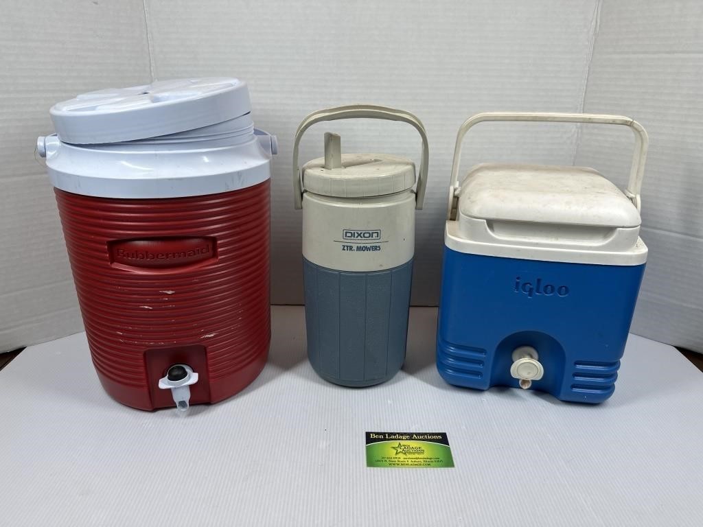 Rubbermaid, Dixon & Igloo Coolers