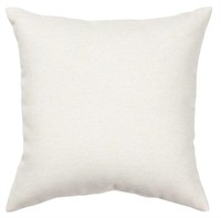 Set of 3 White Premium Outdoor Throw Pillow, 16"