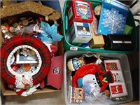 3 Boxes of Christmas Items