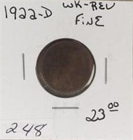 1922D  Lincoln Cent