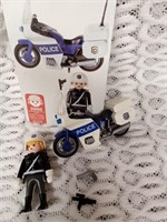 Playmobil People, Police and Motorcycle