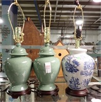 3 ORIENTAL LAMPS