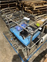 Wire rack with contents