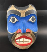 Tlingit mask 8.5" by  Ivan Otterlifter