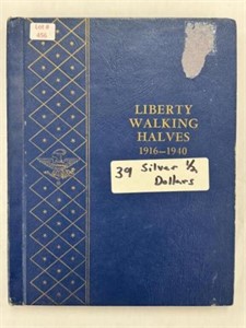 39 Walking Liberty Silver Half Dollars