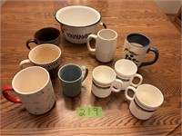 Jayhawk Bowl & Coffee Cups