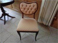 Antique Heart Back Shaped Chair